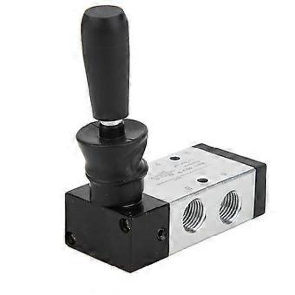 Pneumatisk Manuell Kontrollventil 5 Portar 2 Positioner Handspaksventil 0~0.8Mpa (4H210-08)