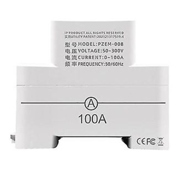 AC Digital Display -funktions Rail Meter AC50-300v/100a Er