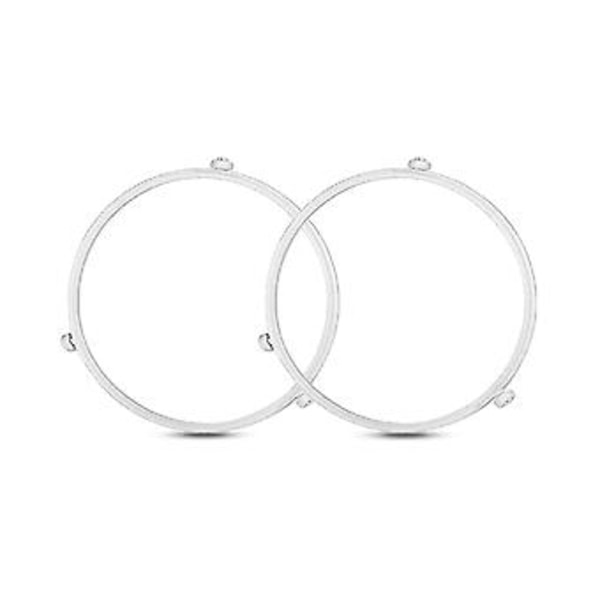 4 stk. Dreieskive Ring, Roterende Ringrulle - For Tallerkenlokk