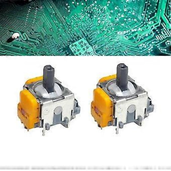 2 ST Joysticks Kit för Spelkonsol Joysticks Hall Elektromagnetiska Justerbara Joysticks med Skruvmejsel Reparationsset