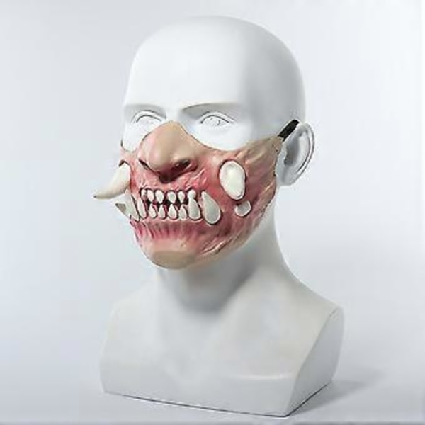 Elastisk Halloween Ansigtsmaske Visuel Effekt Emulsion Realistisk Bred Anvendelse Tegneserie Hoved Dekoration Til Fest