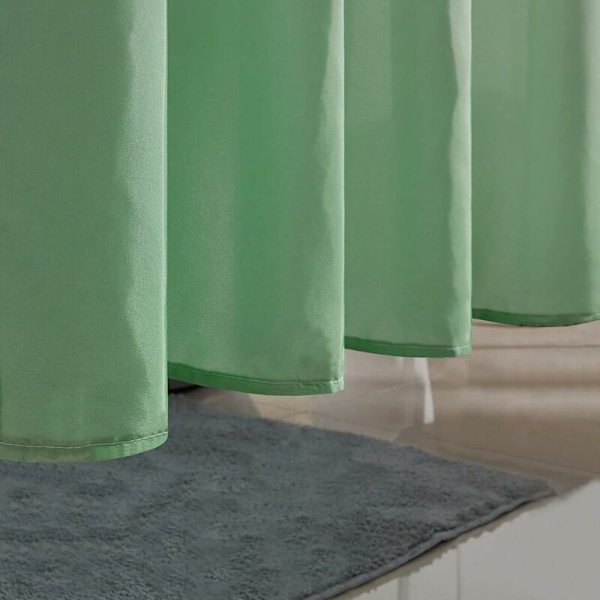 Bruseforhæng Vandtæt Polyester Tekstil Badeforhæng 150x180cm Mugbestandig Gradient Grøn