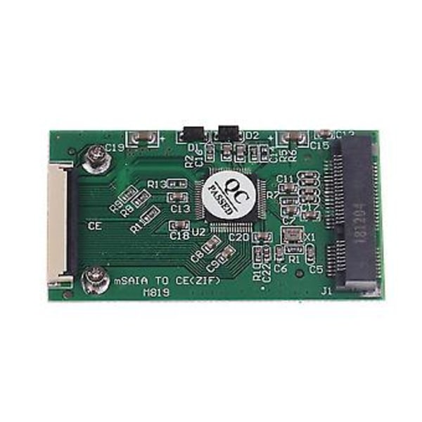 Mini Msata Pci-e 1.8 Tommer Ssd Til 40 Pin Zif Kabel Adapter Konverter Kort