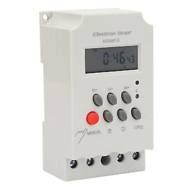 KG316t iI Mikrodatamaskin Programmerbar Tidskontroller Elektronisk Timer 220VAC 25A
