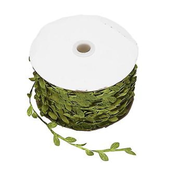 200m/rulle Simulation Blad Blade Guirlande Vinstok Bryllup Grønne Hjem Fødselsdagsfest Bord Væg Grøn