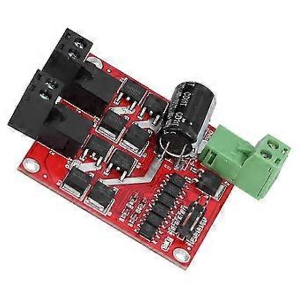 DC-moottoriohjainmoduuli Muovi 2-kanavainen PWM Suuritehoinen elektroninen komponentti 160W