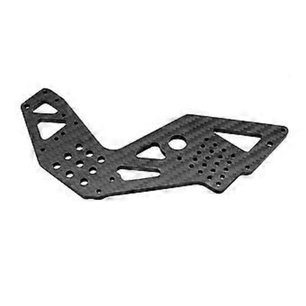 Carbon Fiber Front Bag Universal Beskyttelsesplade til 4WD Solid Aksel 1/8 RC Bil Opgraderingsdele
