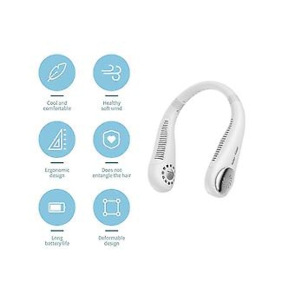 Kannettava tuuletin 3-nopeuksinen mini sähköinen Er Ing -tuuletin USB-lataus erittäin hiljainen ulkokäyttöön S