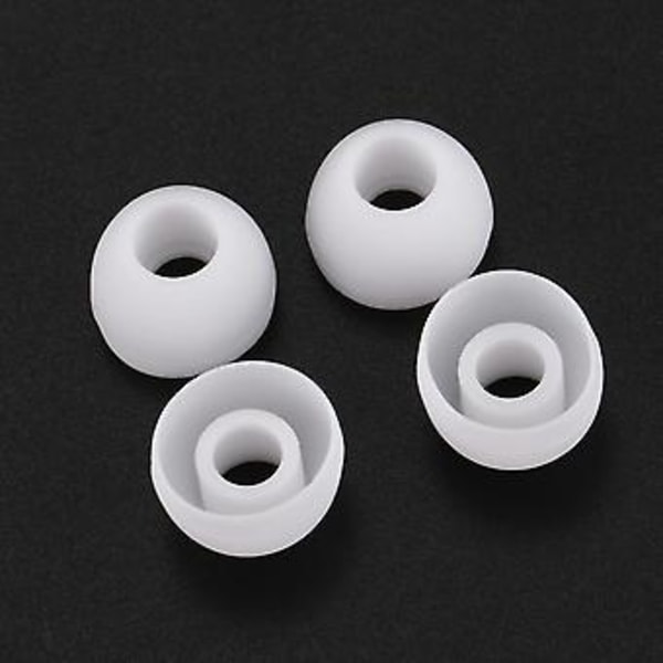 50 stk. Hvide Øreprop Hovedtelefoner In Ear Buds Tip Cover Udskiftning