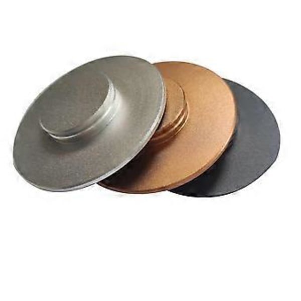 Platestabilisatorklemme for LP Vinyl Platespillere Disk for Stabilisatorvekt for CDM12.1, CDM12.2 Svart Stort Hull