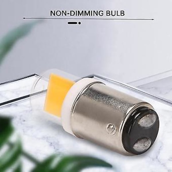 Ba15d Led Pære 3w Ac Ikke-dæmpbar 300 Lumen Cob 1511 Led Lampe Varm Til