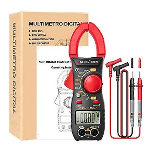 Aneng St170 Strömtransformator Digital Multimeter (röd)