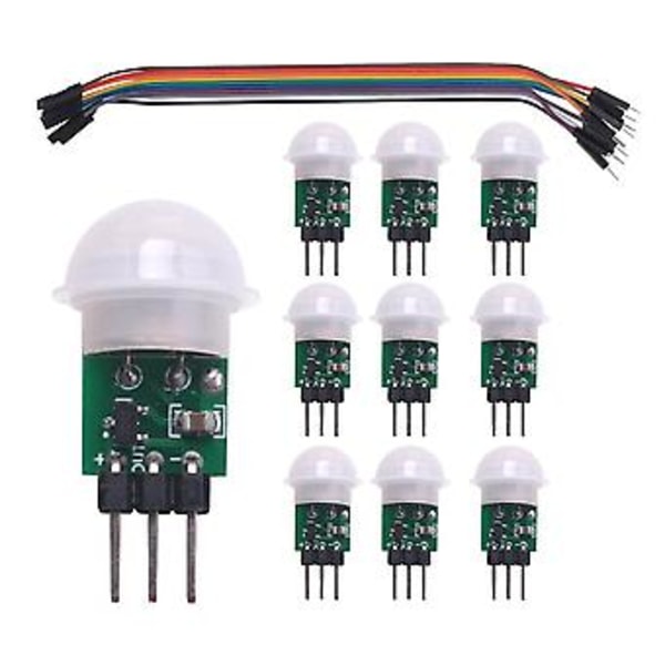 10st Am312 Mini Människosensormodul -sr312 Ir Pyroelektrisk Infraröd Pir Rörelsesensordetektor Mod