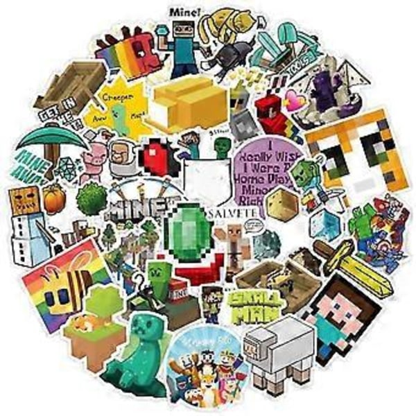 Minecrafted Tema Klistremerker