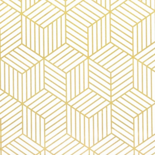 Gold Geometric Stripe Wallpaper Self Adhesive Gold Wallpaper Wall Decor White Wallpaper 45x600cm Christmas Gift Wrapping Paper