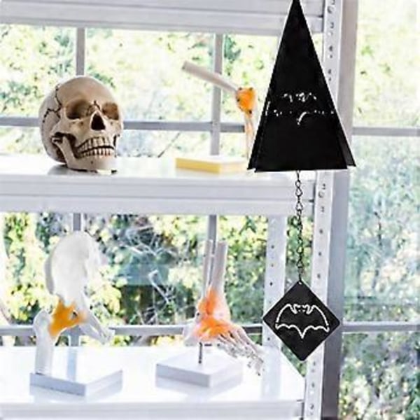 Halloween Huoneen Koristelu Halloween Taottu Kolmio Tuulikello Riipus Puutarhakello Decoracion Para Habitacion C