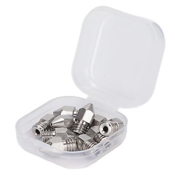 Ekstruder Dyser 10 stk. 3D Printer Dyser D Printer Kit D Printer Dysesæt Pålideligt og Holdbart