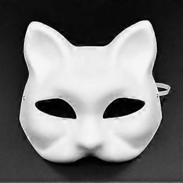 10 kpl Halloween-naamioita, muovia, käsitöihin ja maalaamiseen
