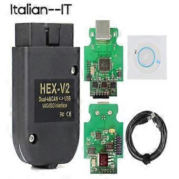 Multi-Sprogs VCDS HEX X2 22.3 HEX CAN USB Interface V2 ATMEGA162+16V8+FT232RQ