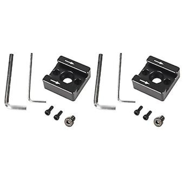 2-set 1/4 Gänga Blixtskofäste Adapter För DSLR Kamera Ca /blixt /led /mikrofon /mon Montering