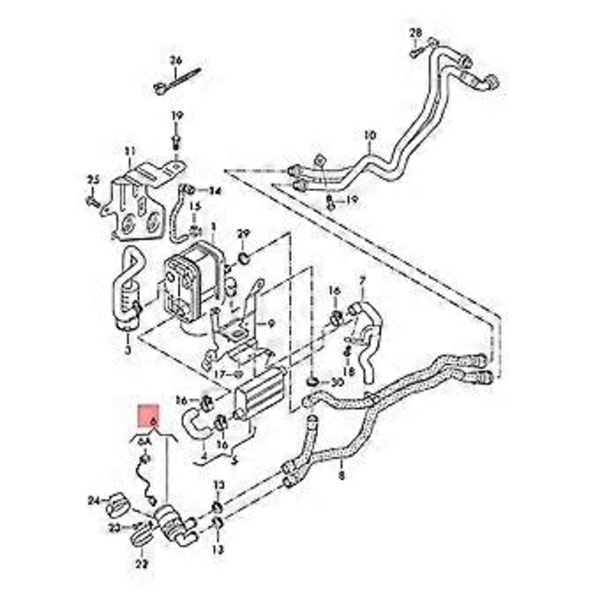 12V Ekstra Vandpumpe Kølevæskepumpe Ekstra Varmelegeme til A3 Sedan Sportback Erstatter 1T0965561 3C0965561