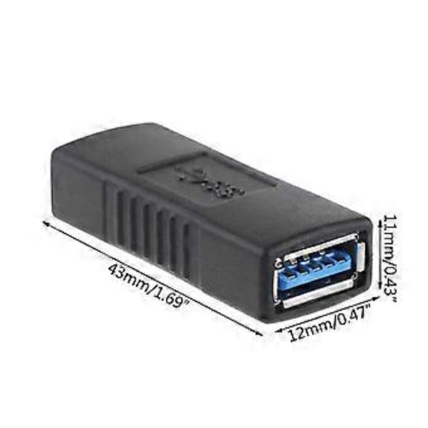 USB 3.0 Kobling Hun til Hun Adapter Forlængerforbindelseskonverter
