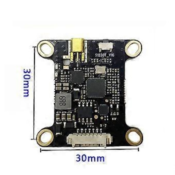 FPV 5.8G 1.6W VTX 48CH 1600mW Stöder SmartAudio 2-6S FPV Audio Video Sändare för FPV Racing RC Drönare