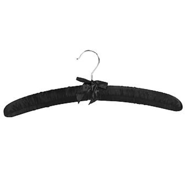 43 cm satiinipäällysteinen pehmustettu henkari, silkkipäällysteinen henkari häävaatteille, takeille, puvuille, puseroille (