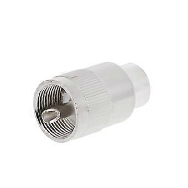 UHF Hane PL259 Kontakt Löda RG8 RG213 LMR400 7D-FB Kabelkontakt Silver
