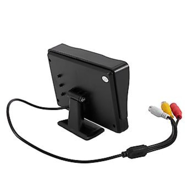 2-i-1 Bilparkeringssystem Kit 4.3 Tum TFT LCD Skärm Mon + Backningskamera B