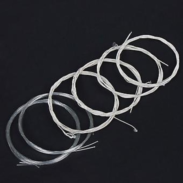 Klar Nylon og Sølvbelagt Kobberlegering Viklet Streng Udskiftning OUD Strenge