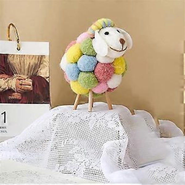 Söpöt Huopa Lampaan Koristeet Kawaii Tarvikkeet Kodin Sisustus Sisätilojen Figuurit Huoneen Sisustustarvikkeet Lasten Lahjat A