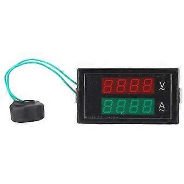 Dl69-2042 Dubbel Digital Display Spännings- och Strömmätare Volt Amp Mätare Ac80-300v Ac0-100.0a