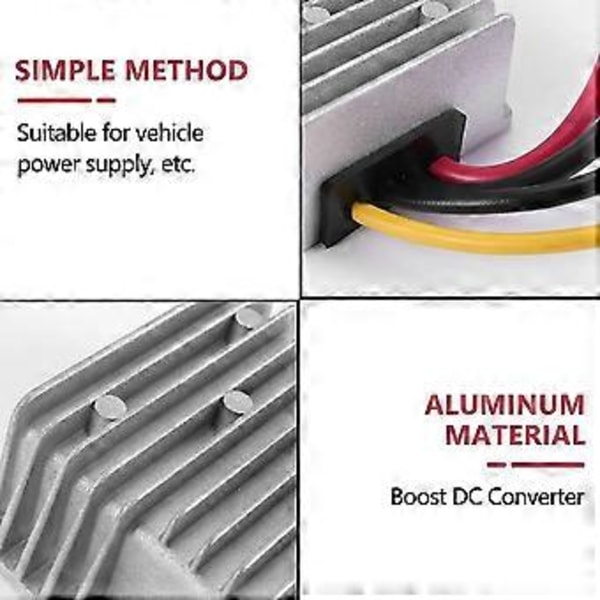 12V till 24V 15A 360W DC DC-omvandlare 360W Step Up DC-omvandlare