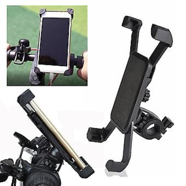 2 stk. Sykkeltelefonholder Anti-rist og Stabil Holder for Android