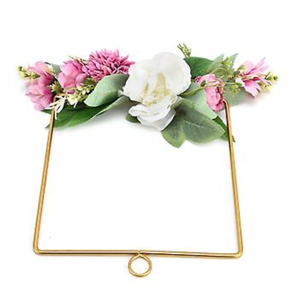 Blomsterkranser til inngangsdør, kunstig blomsterkrans hengende veggkrans falsk blomsterkrans topp ytelse