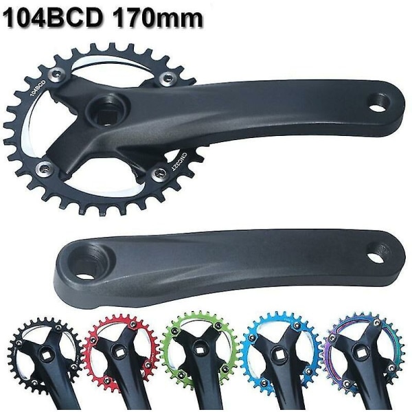 M89d Pyörän Kampisarja Mtb 104bcd Mtb Kampi 170mm Kampivarsi Pyörälle 30t 32t 34t 36t 38t 40t 42t Pyörän Ratas Osia R32t