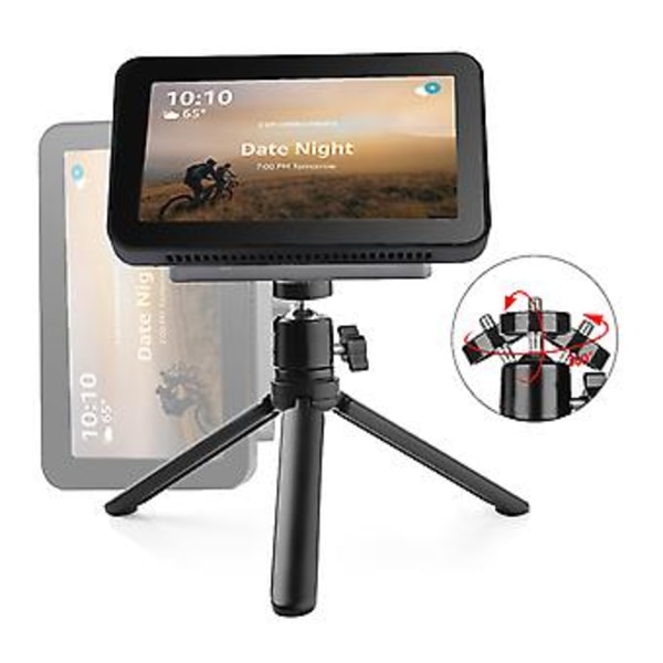 Stativ til Echo Show 5 Justerbar Beslagholder Monterings Fleksibel Telefon Tripod