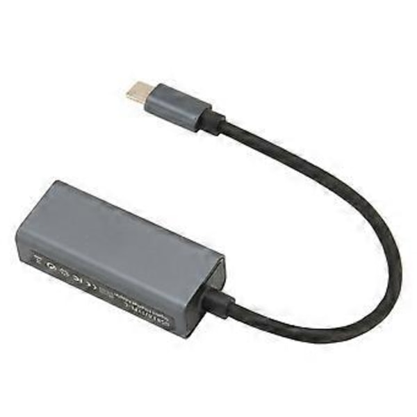 USB C - RJ45 Ethernet -sovitin 1 Gbps vakaa yhteys, ei vaadi ohjainta, kompakti ja kannettava Ethernet-sovitin kotitoimistoon
