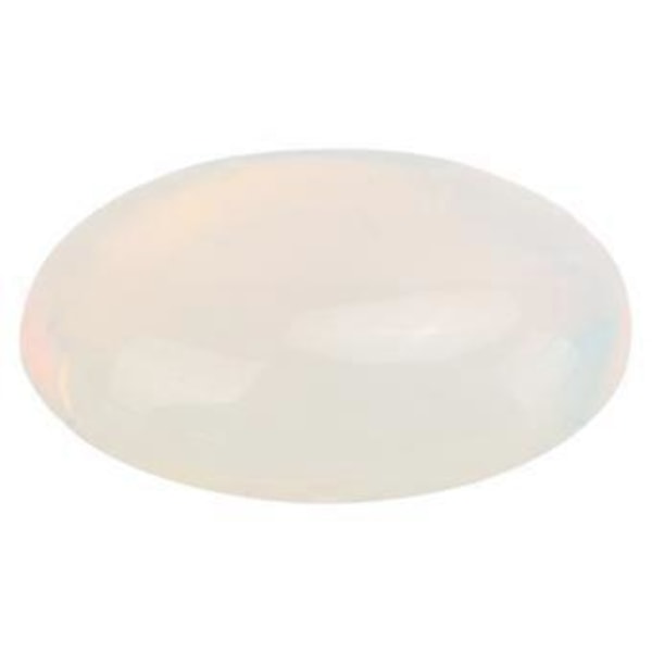 20 st Opal Oval Cabochon Stenar - Släta Flatback Pärlor för DIY Smyckestillverkning