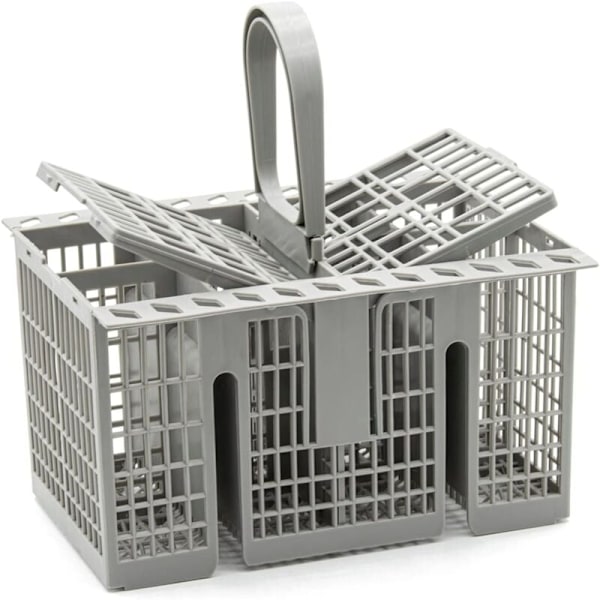 UniversalLarge space Cutlery basket for Hotpoint dishwasher 99673-8729, C00257140, C00386607 Gray