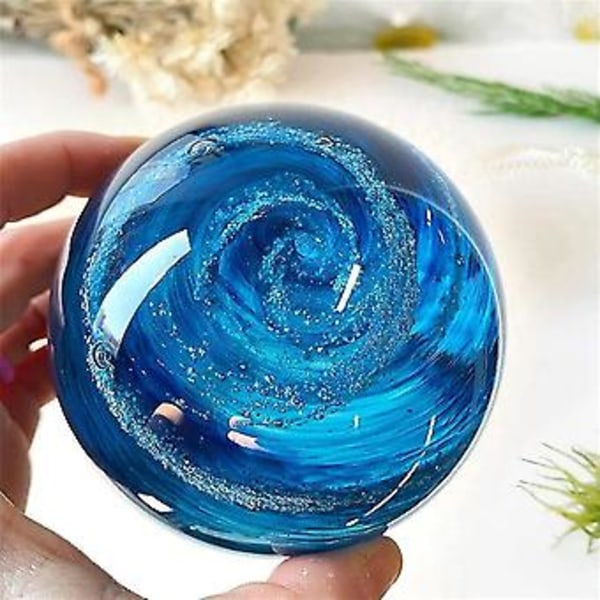 8 Størrelser Epoxy Silikoneforme, Runde Kugleperler Epoxyforme