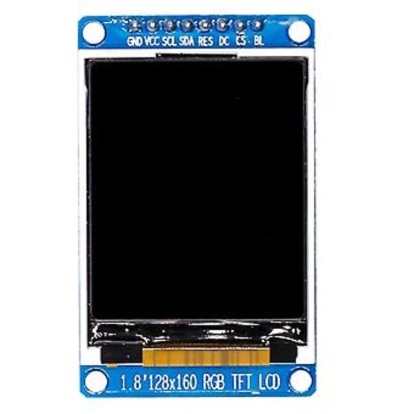 1,8 tommer LCD-displaymodul 128x160 RGB Spi Tft LCD-displaymodul St7735s 3,3v Udskift