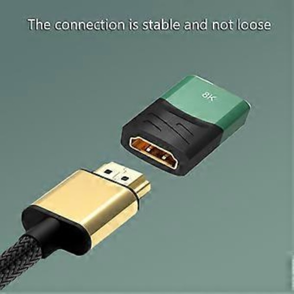 HDMI-kompatibel 2.1 Adapter Forlænger 8K 60Hz 4K 120Hz 48Gbps eARC HDR Video