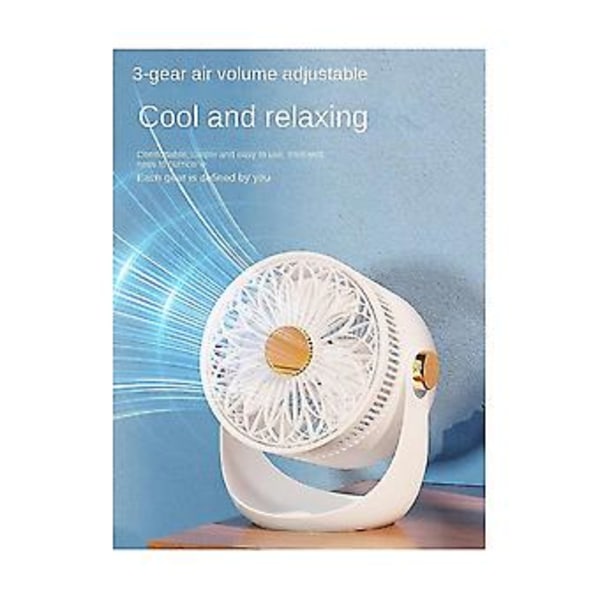 2400mah Bord Cirkulerende Elektrisk Ventilator USB Genopladelig Monterbar Ing Ilator