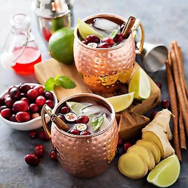 Mini 2-ounce Rustfri Stål Mule Krus Espresso Mini Krus Belagt Krus Krus Sæt Af