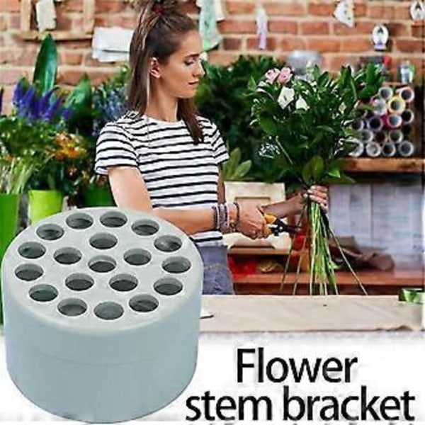 2 STK Spiral Ikebana Stilkholder, Genanvendelig Blomstergitter til Vase, Spiral DIY Buket Twister Blomsterarrangement Holder, B