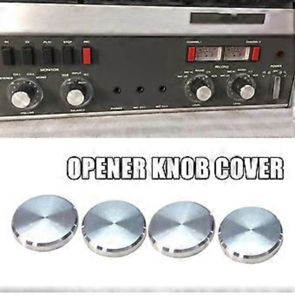 4 kpl Metallinen levynavaajan nupin suojus REVOX A77 A76 A78 -avaajan nupille