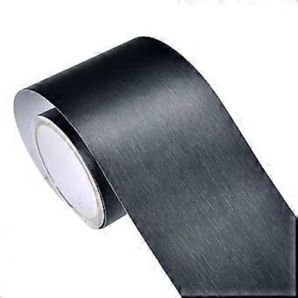 Selvklebende PVC veggbord med skrell og lim (svart)
