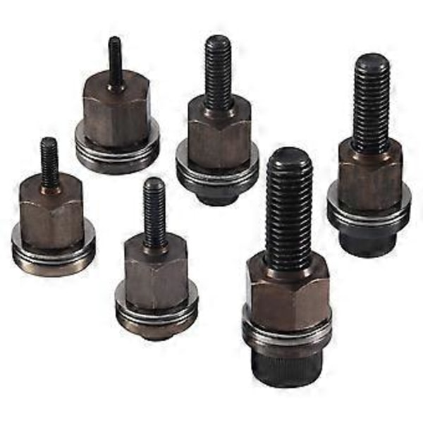 6 stk. Hånds Rivmutter Hodenøtter Enkel Installering Manuell Riveter Rivnut Verktøy Tilbehør for Muttere M3 M5 M6 M8 M10